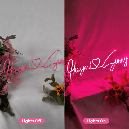 Always Kiss Me Goodnight Cursive Room Decor LED Neon Sign - Shineneon