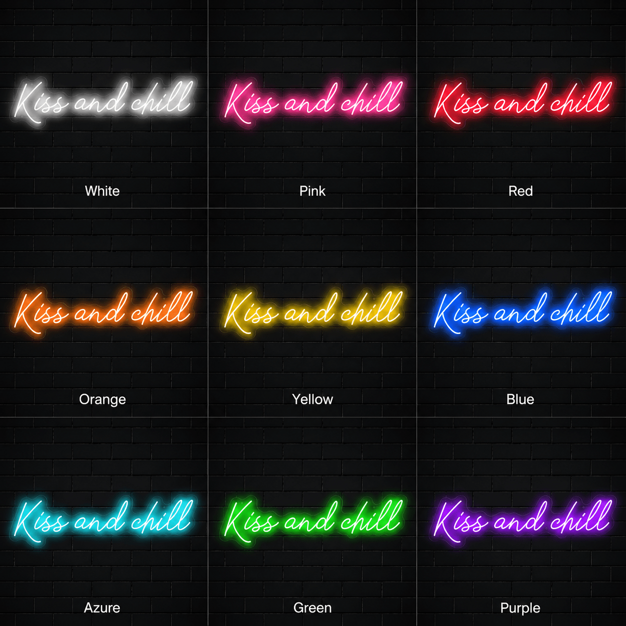 Always Kiss Me Goodnight Dorm Room Decor LED Neon Sign - Shineneon