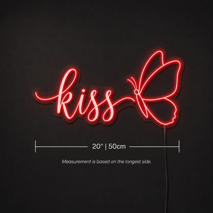 Always Kiss Me Goodnight Home Wall Decor LED Neon Sign - Shineneon