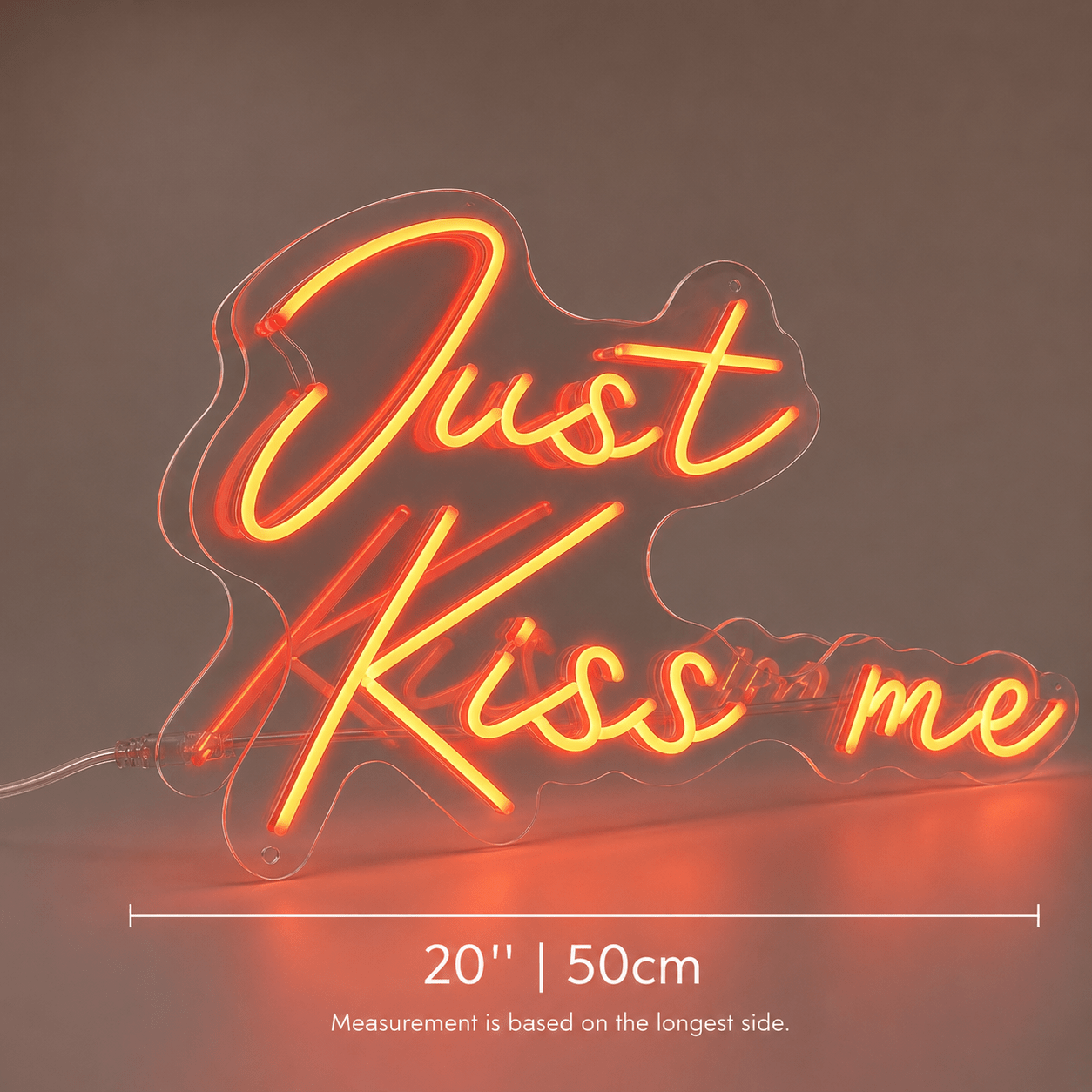 Always Kiss Me Goodnight Sign Wall Decor LED Neon Sign - Shineneon