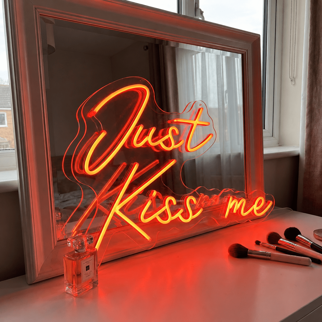 Always Kiss Me Goodnight Sign Wall Decor LED Neon Sign - Shineneon