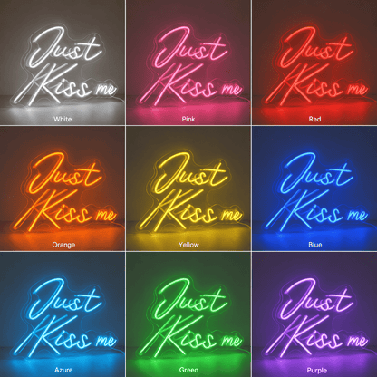 Always Kiss Me Goodnight Sign Wall Decor LED Neon Sign - Shineneon