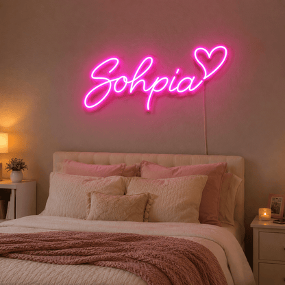 Always Kiss Me Goodnight Word Art Home Decor LED Neon Sign - Shineneon