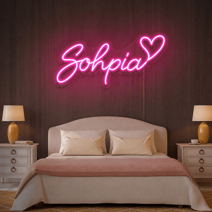 Always Kiss Me Goodnight Word Art Home Decor LED Neon Sign - Shineneon