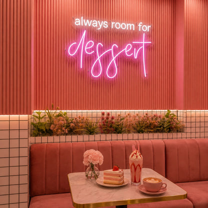 Always Room For Dessert LED Neon Sign - 02 High-Converting Product Image
