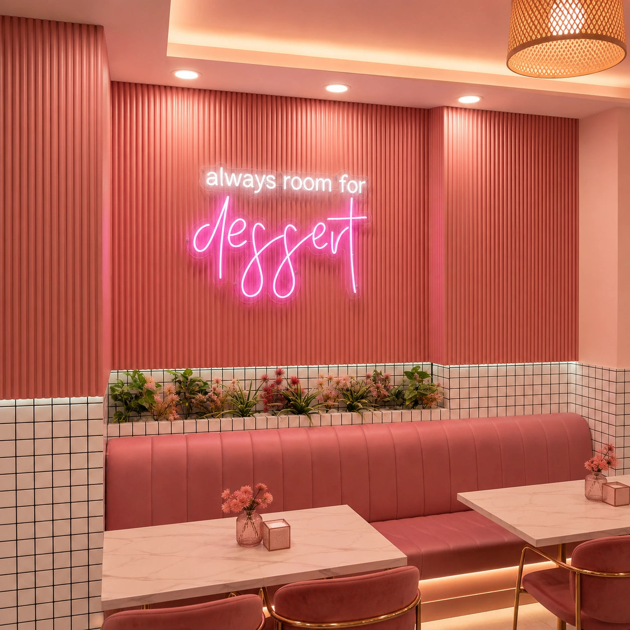 Always Room For Dessert LED Neon Sign - 04 Size Image