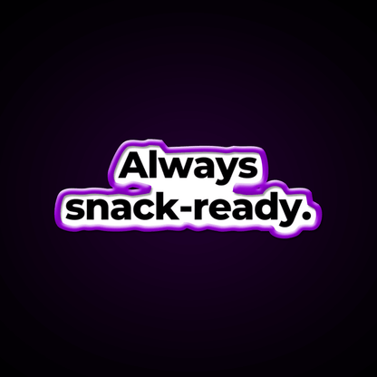 Always Snack Ready Snack Food Led Neon Sign Rgb Color - Shineneon
