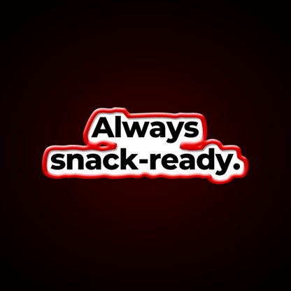 Always Snack Ready Snack Food Led Neon Sign Rgb Color - Shineneon