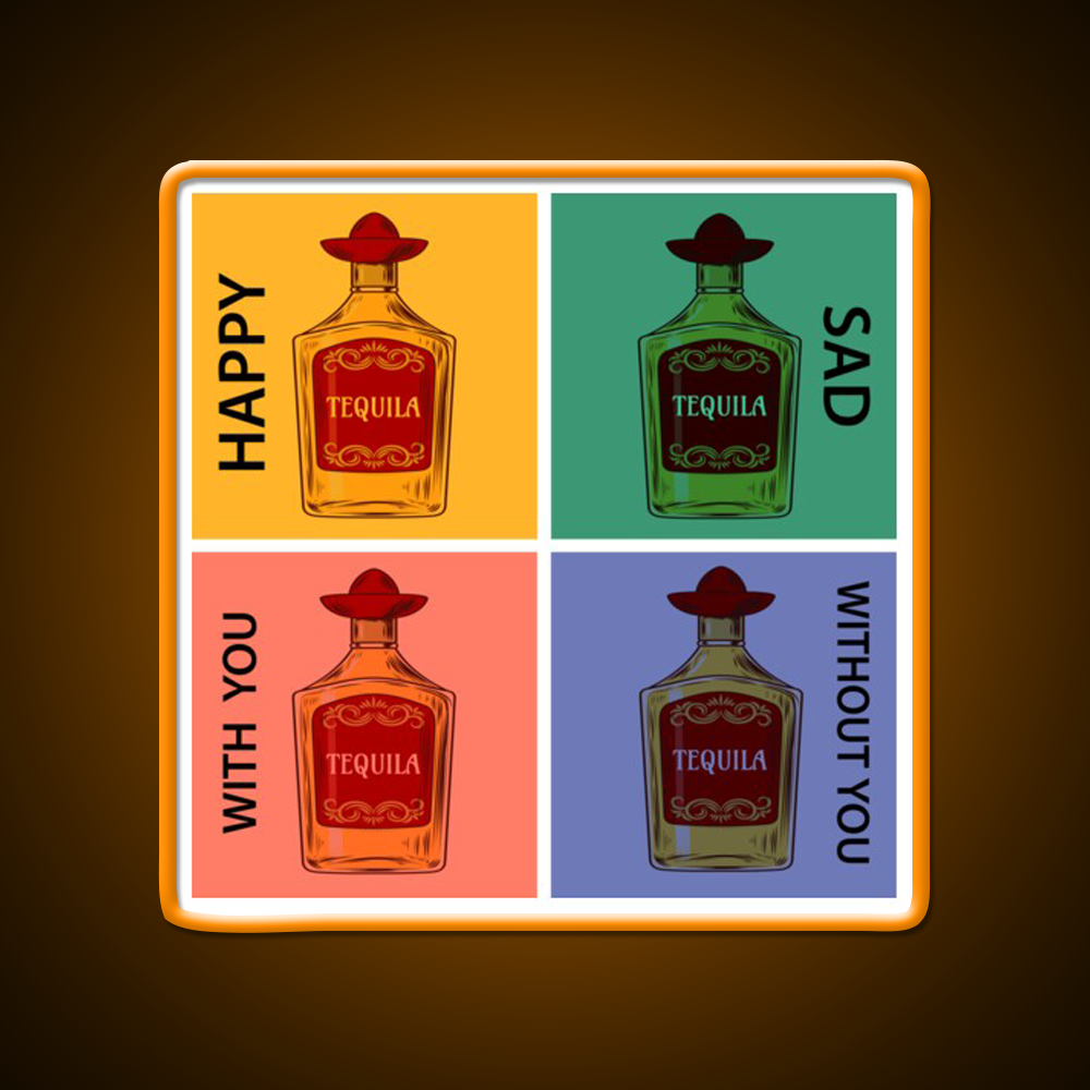 Always Tequila Mexico Pop Art Style Led Neon Sign Chinese Food Rgb Color