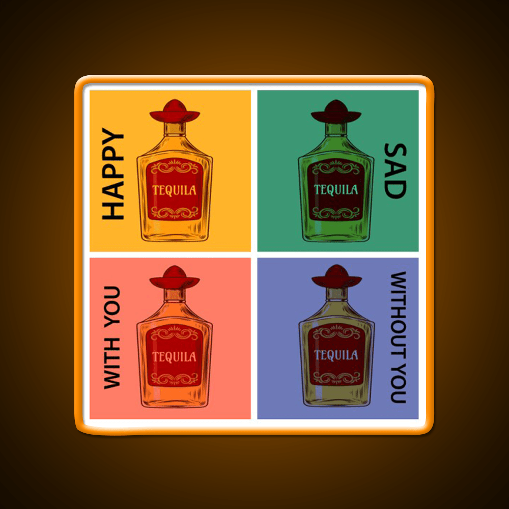 Always Tequila Mexico Pop Art Style Led Neon Sign Chinese Food Rgb Color - Shineneon