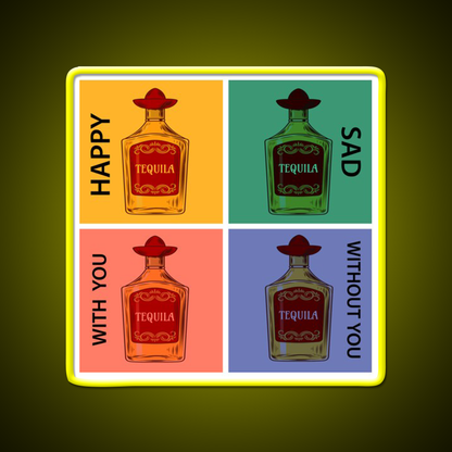 Always Tequila Mexico Pop Art Style Led Neon Sign Chinese Food Rgb Color