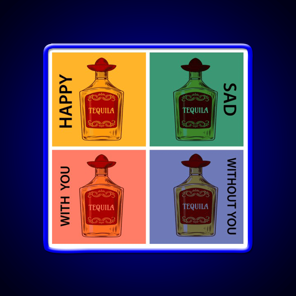 Always Tequila Mexico Pop Art Style Party Drink Tequila Led Neon Sign Rgb Color - Shineneon