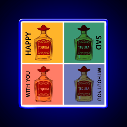 Always Tequila Mexico Pop Art Style Party Drink Tequila Led Neon Sign Rgb Color - Shineneon