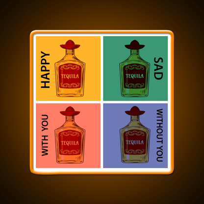 Always Tequila Mexico Pop Art Style Party Drink Tequila Led Neon Sign Rgb Color - Shineneon