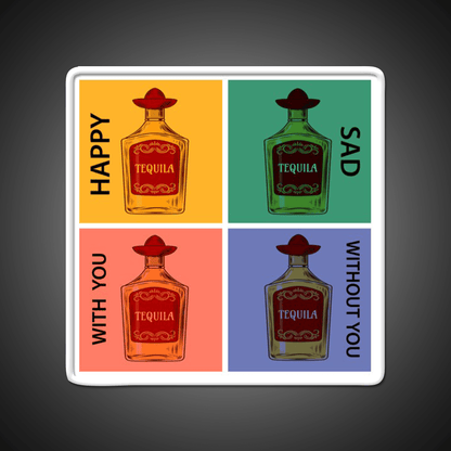 Always Tequila Mexico Pop Art Style Party Drink Tequila Led Neon Sign Rgb Color - Shineneon