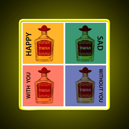 Always Tequila Mexico Pop Art Style Party Drink Tequila Led Neon Sign Rgb Color - Shineneon