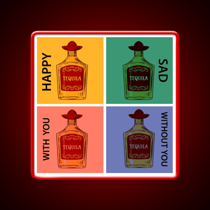 Always Tequila Mexico Pop Art Style Party Drink Tequila Led Neon Sign Rgb Color - Shineneon