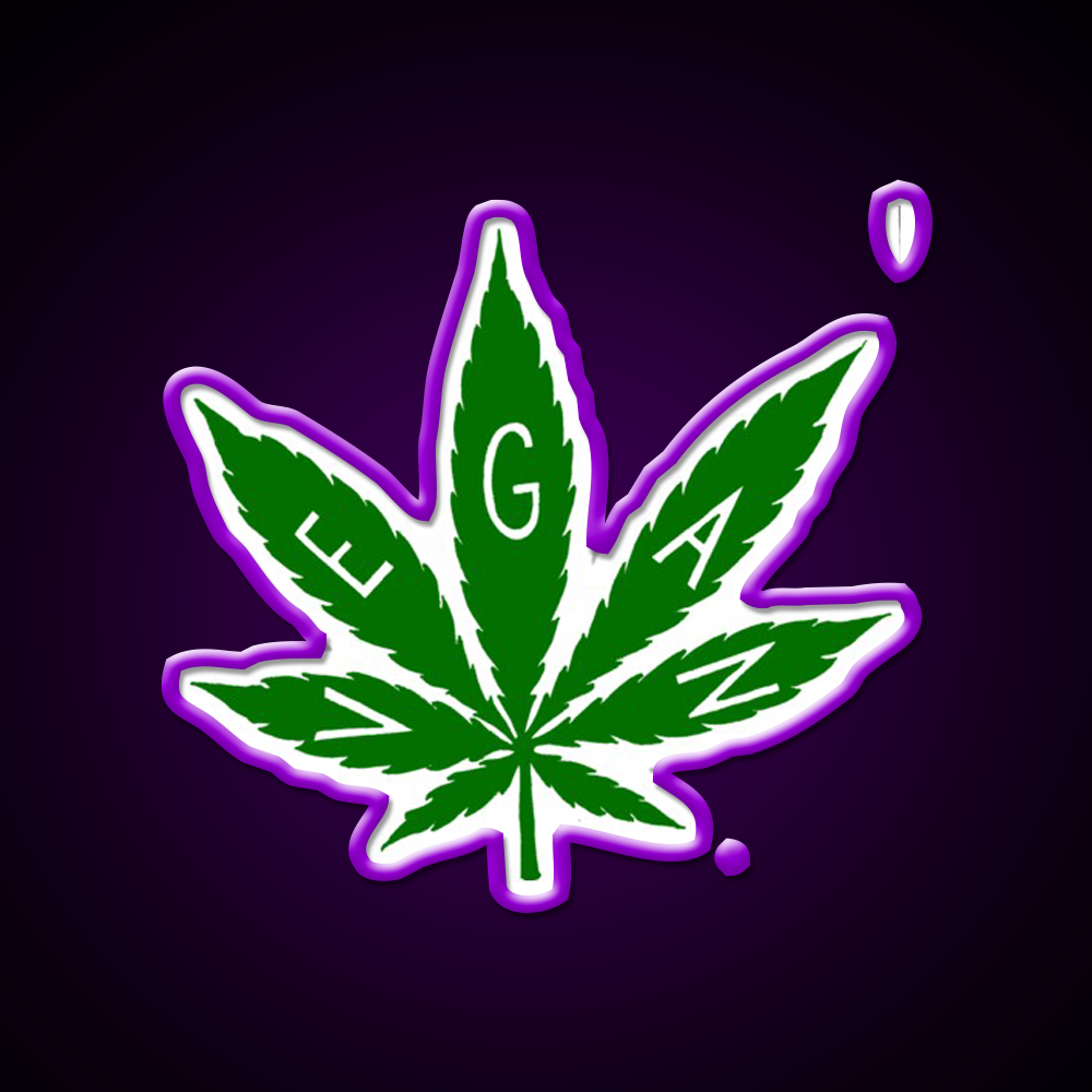 Always Vegan Hemp Inspired Green Leaf Led Neon Sign Rgb Color - LED neon sign view 9