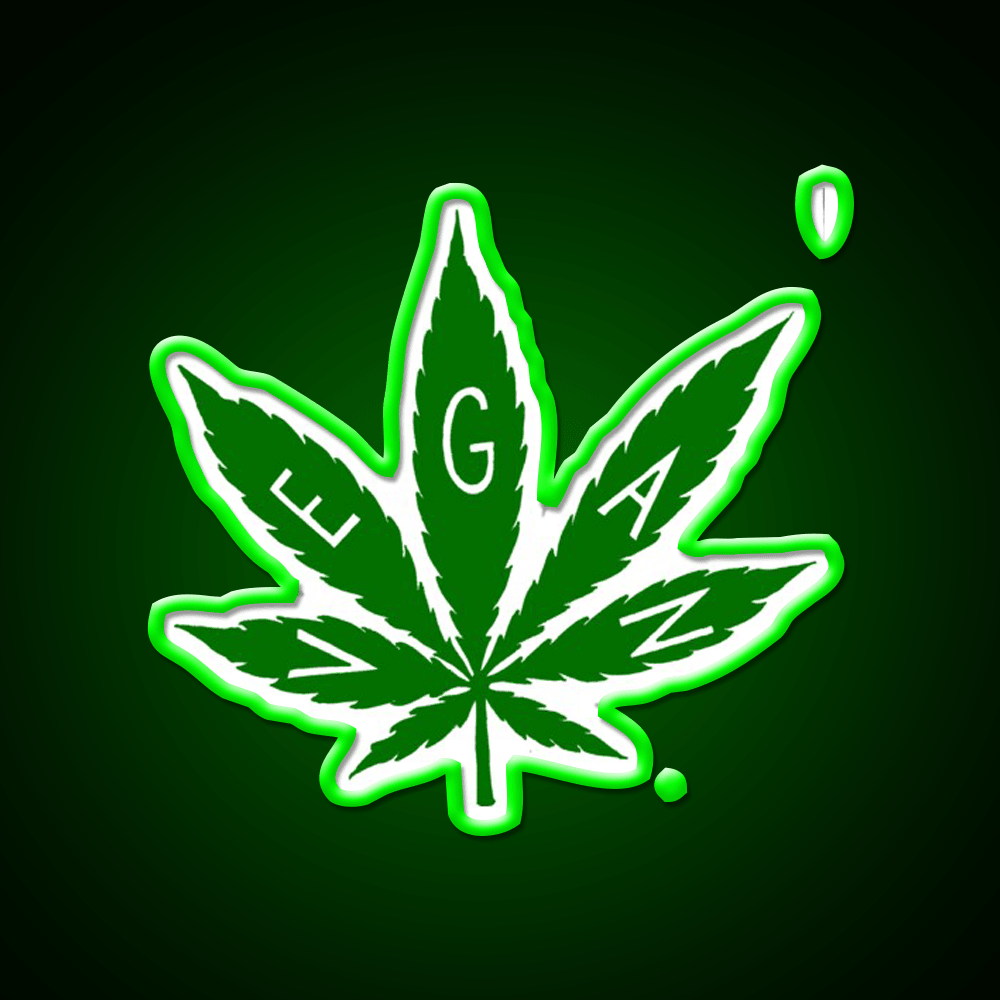 Always Vegan Hemp Inspired Green Leaf Led Neon Sign Rgb Color - Shineneon