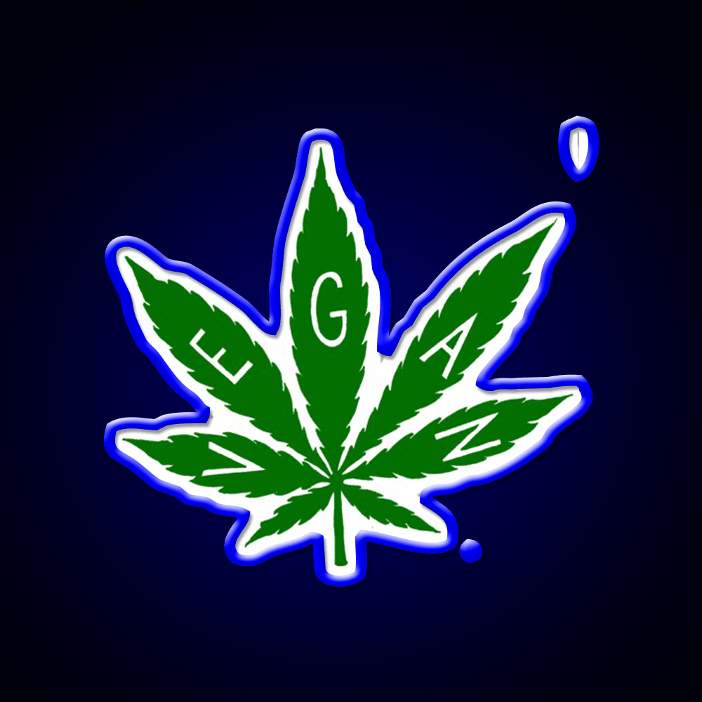 Always Vegan Hemp Inspired Green Leaf Led Neon Sign Rgb Color - Shineneon