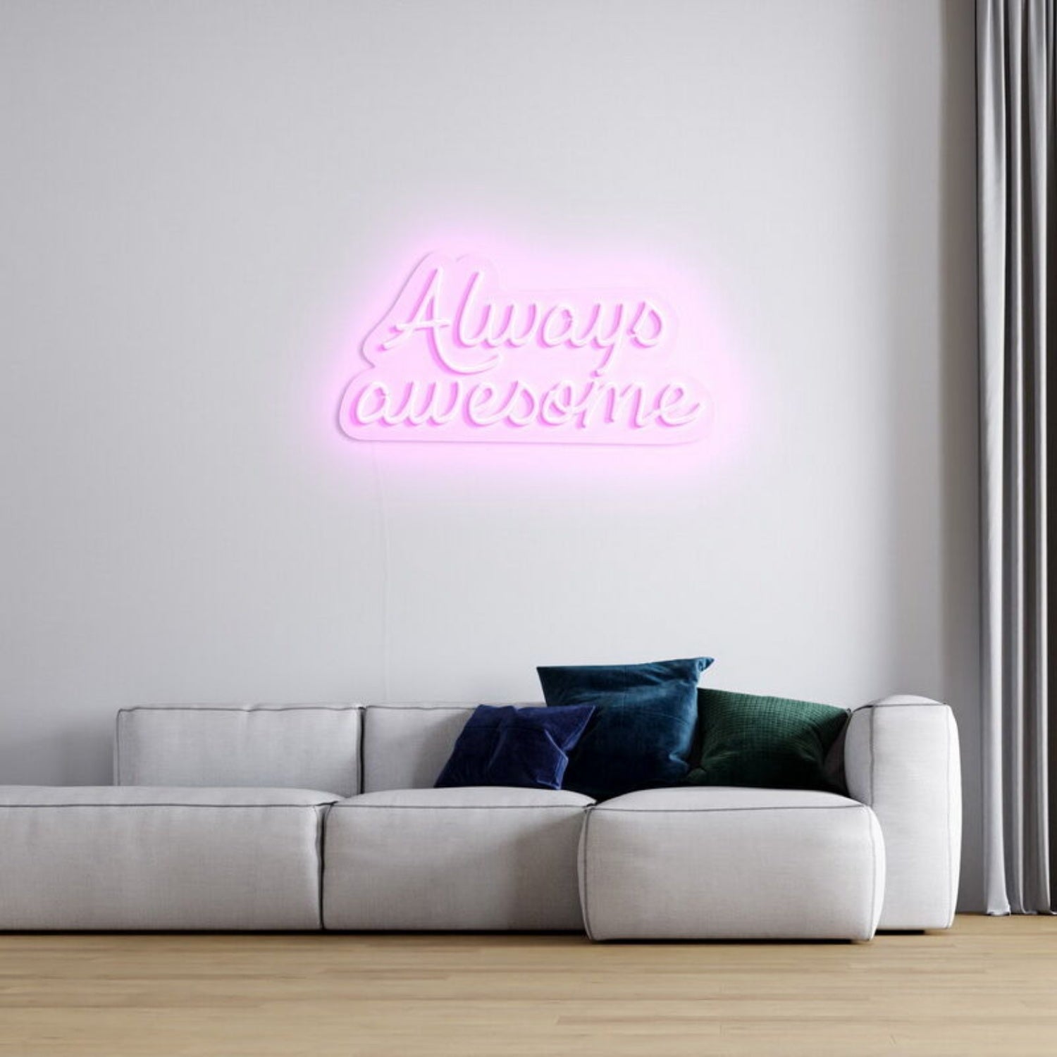 Alwaysawesome Neon Sign For Positive And Encouraging Decor | Shineneon