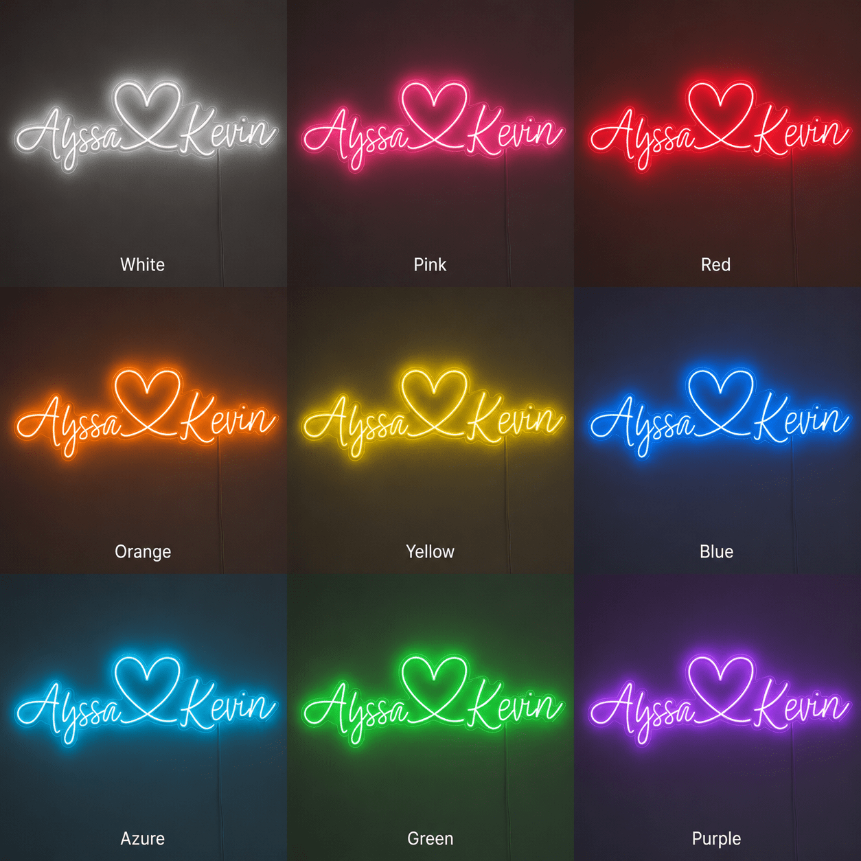 Alyssa Kevin LED Neon Sign - Shineneon