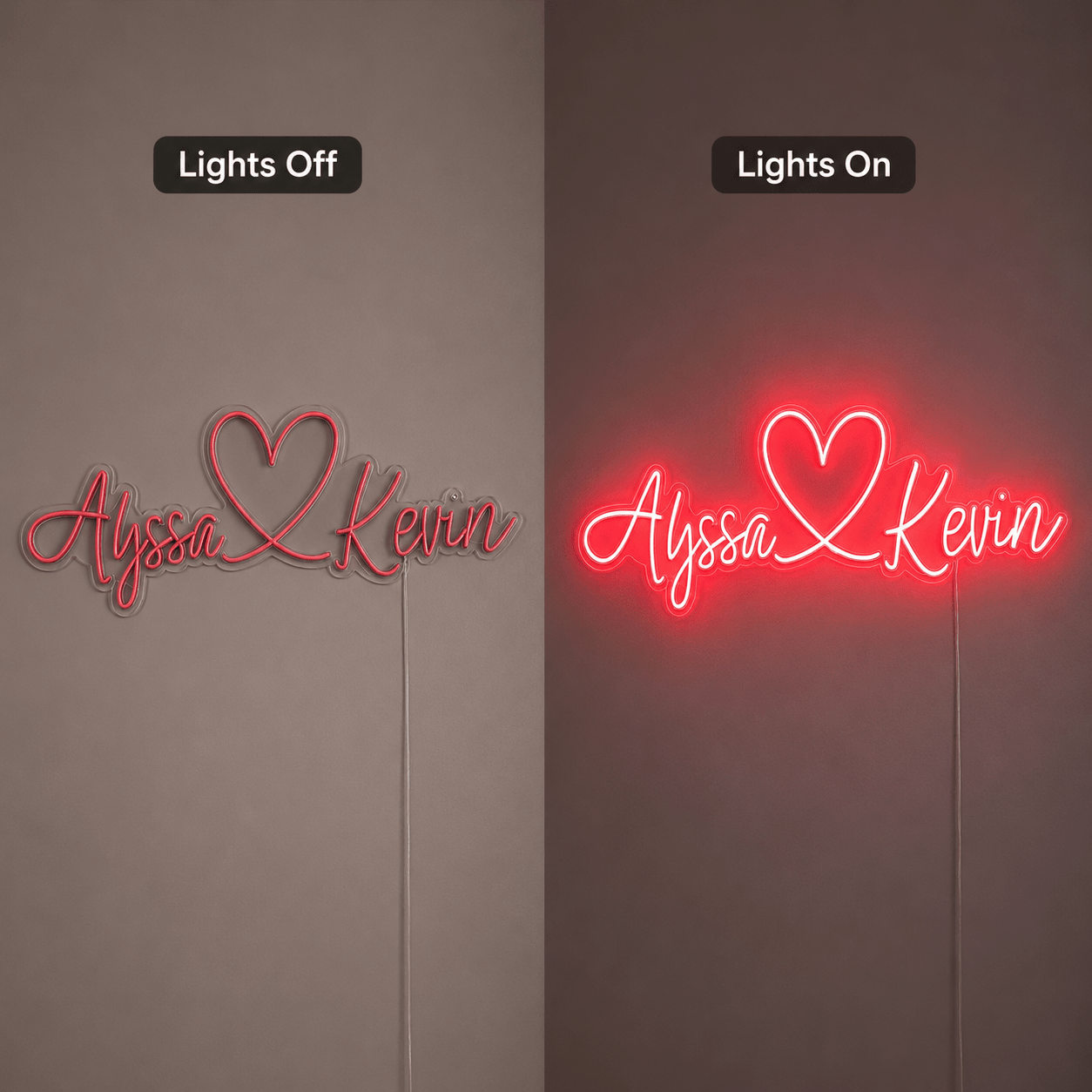 Alyssa Kevin LED Neon Sign - Shineneon
