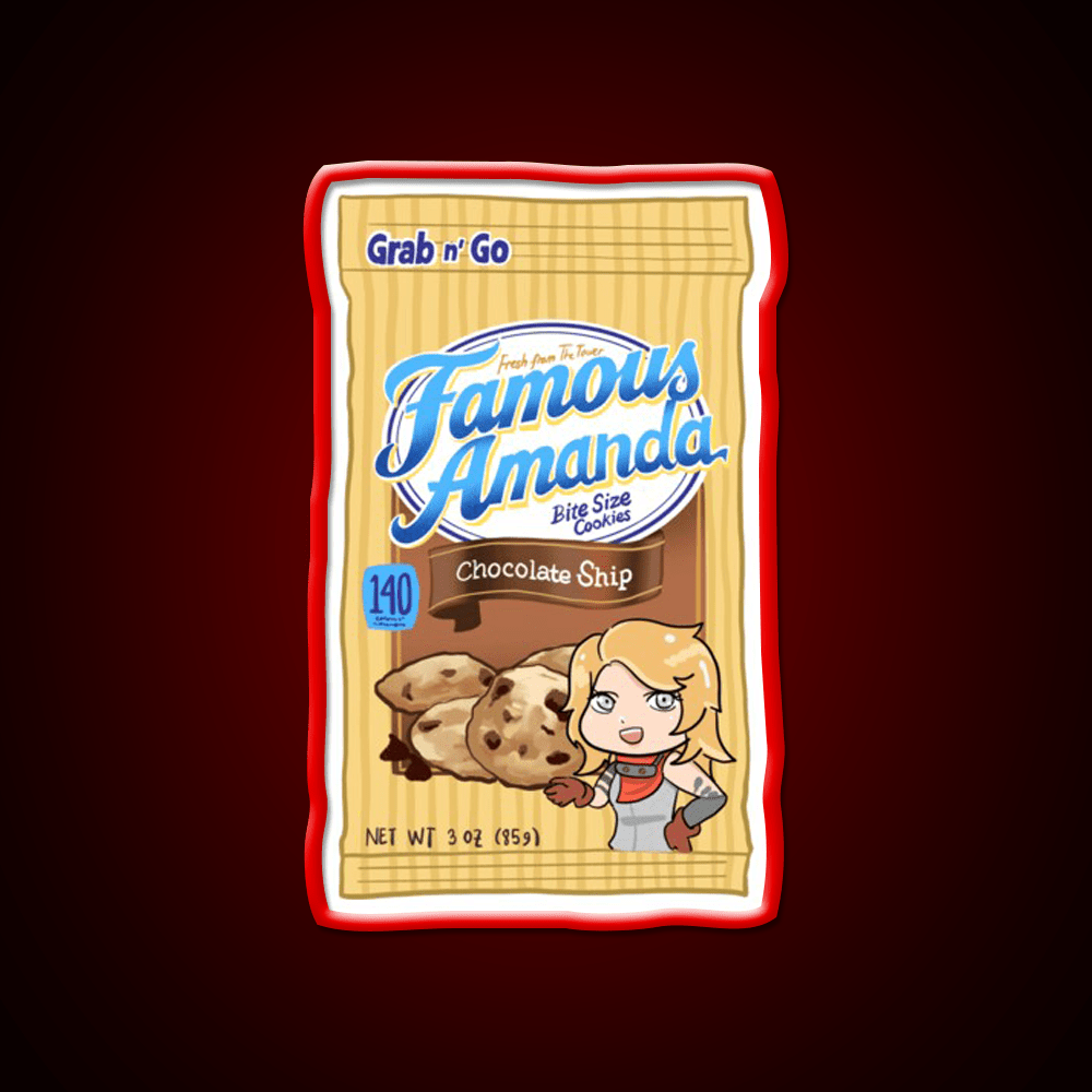 Amanda Holliday Chcolate Ship Cookies Snack Food Led Neon Sign Rgb Color - Shineneon