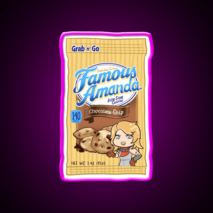 Amanda Holliday Chcolate Ship Cookies Snack Food Led Neon Sign Rgb Color - Shineneon