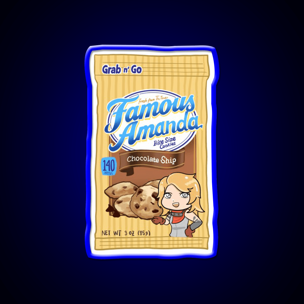 Amanda Holliday Chcolate Ship Cookies Snack Food Led Neon Sign Rgb Color - Shineneon