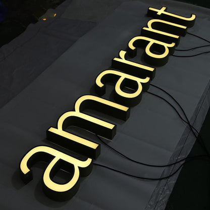 Amarant 3D Frontlit Letters Metal Led Sign - Shineneon