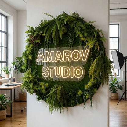 Amaroro Studio LED Neon Sign - 03 Real Lifestyle Scene