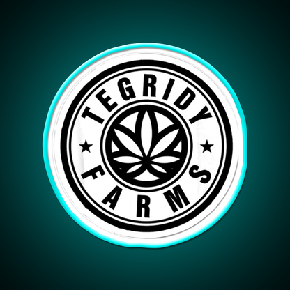 Amazing Offer Tegri Weed Hemp Inspired Green Leaf Led Neon Sign Rgb Color - Size and dimension reference