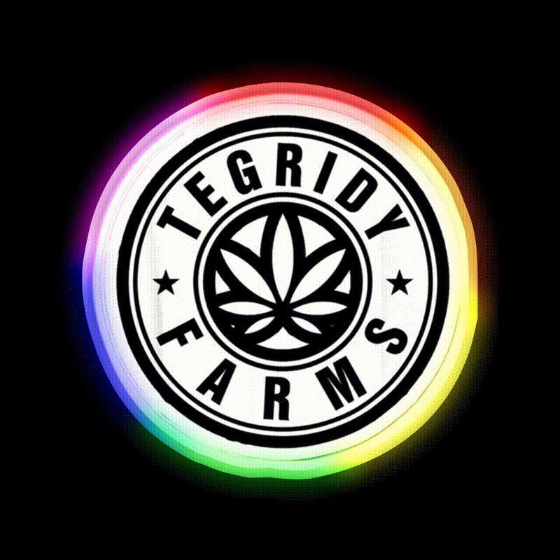 Amazing Offer Tegri Weed Hemp Inspired Green Leaf Led Neon Sign Rgb Color - LED neon sign close-up detail