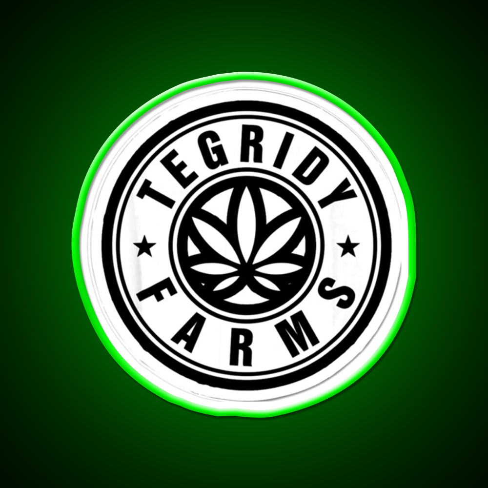 Amazing Offer Tegri Weed Hemp Inspired Green Leaf Led Neon Sign Rgb Color - LED neon sign view 8