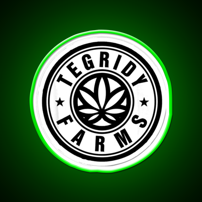 Amazing Offer Tegri Weed Hemp Inspired Green Leaf Led Neon Sign Rgb Color - LED neon sign view 8