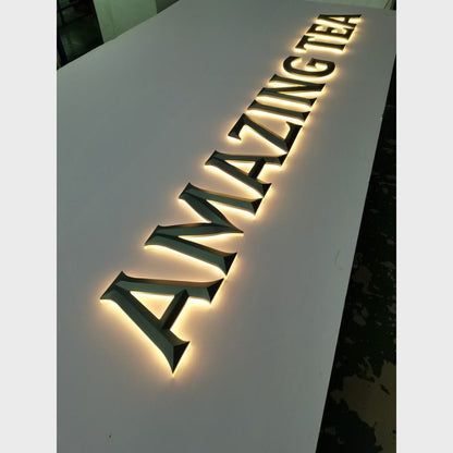Amazing Tea 3D Backlit Channel Letters Led Light Sign - Shineneon