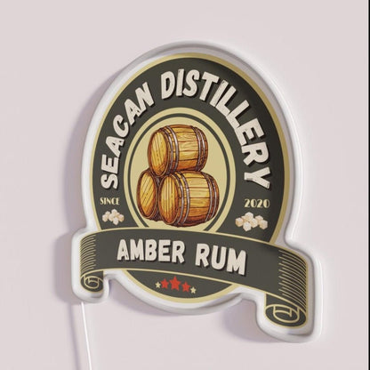 Amber Rum Rgb Led Neon Sign - Shineneon