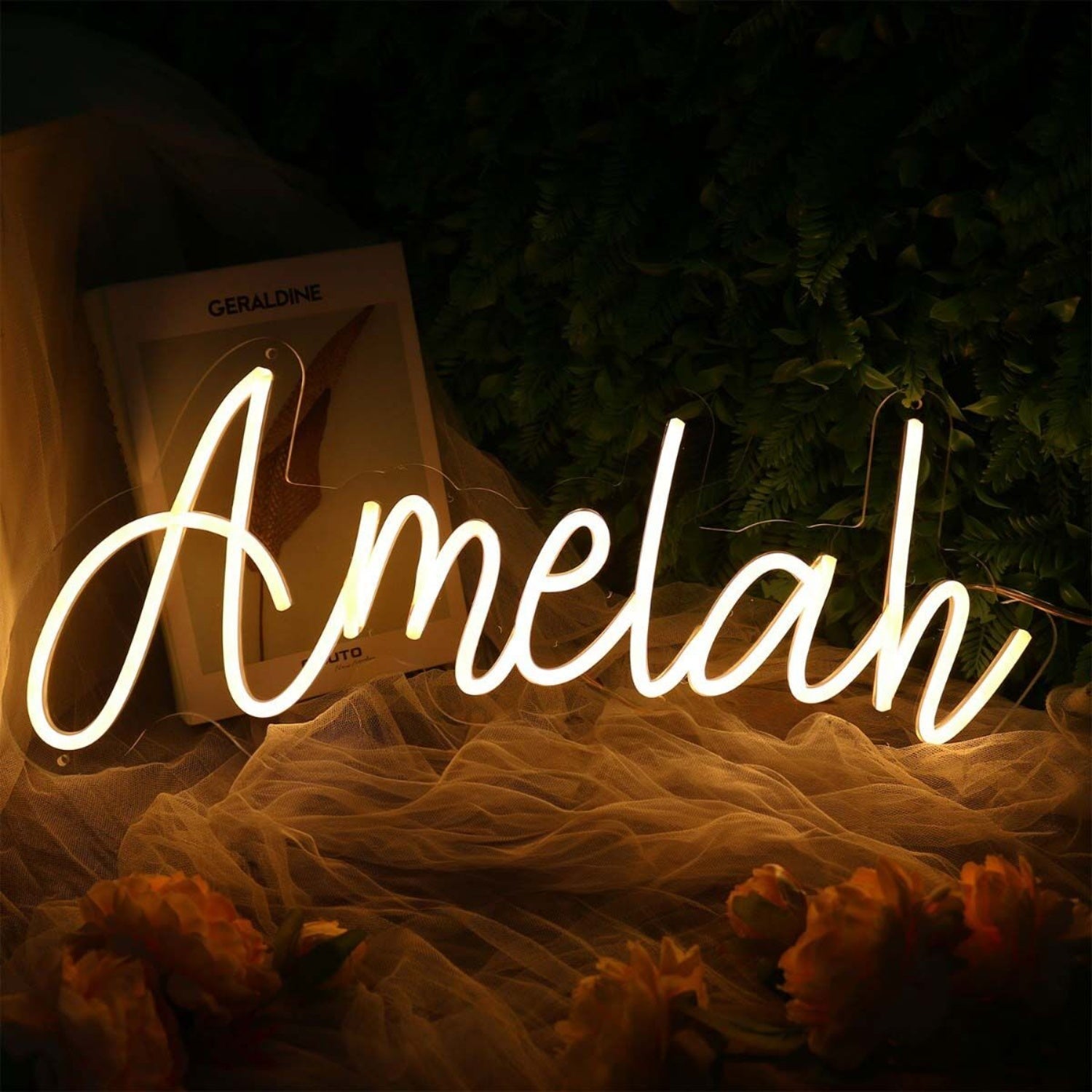 Amela Yellow Led Neon Sign - Shineneon