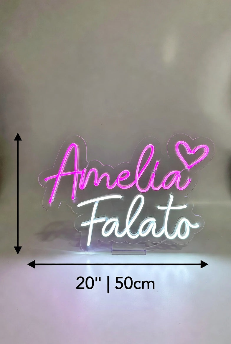 Amelia Falato LED Neon Sign - 04 Size Image