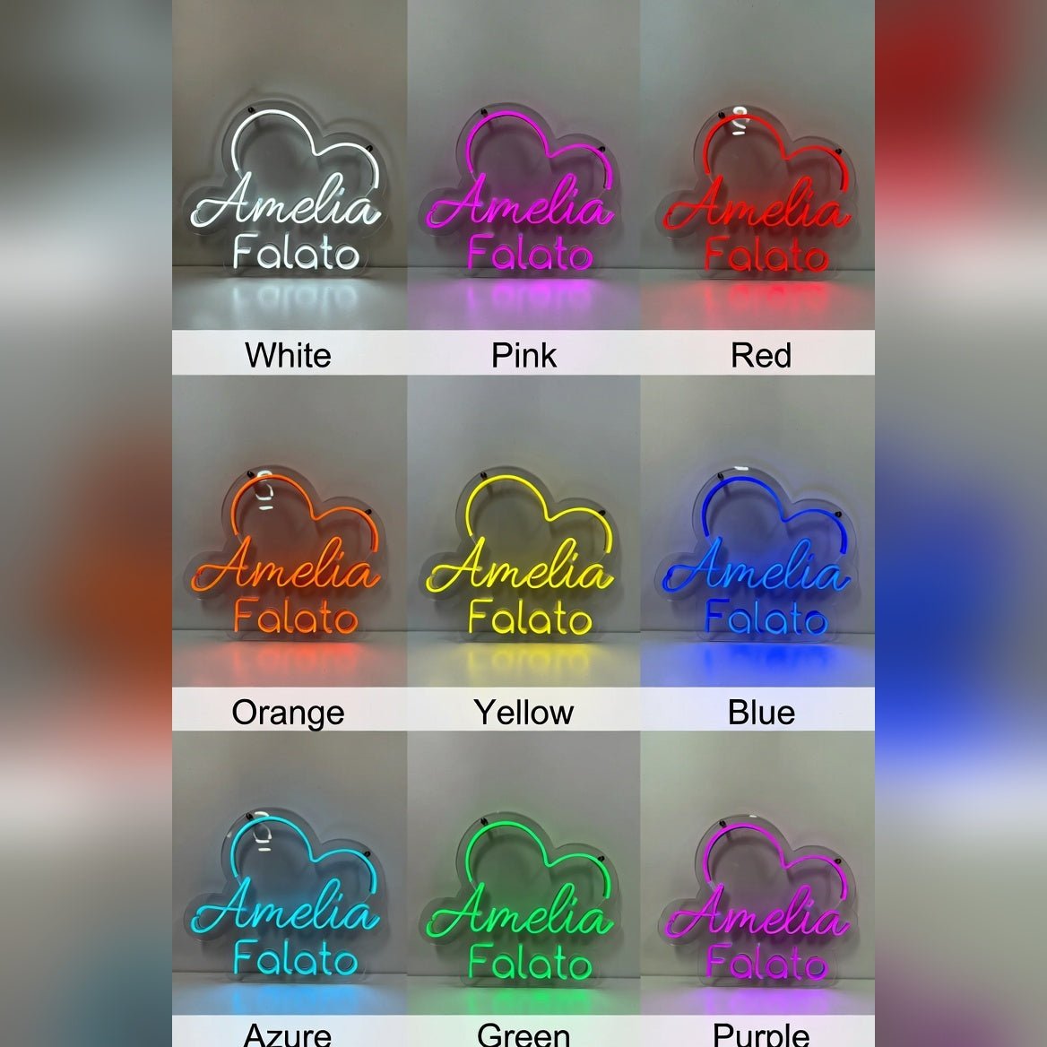 Amelia Falato LED Neon Sign Wall Neon Sign - Shineneon