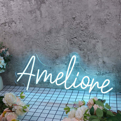Amelione Blue Led Neon Sign - Shineneon