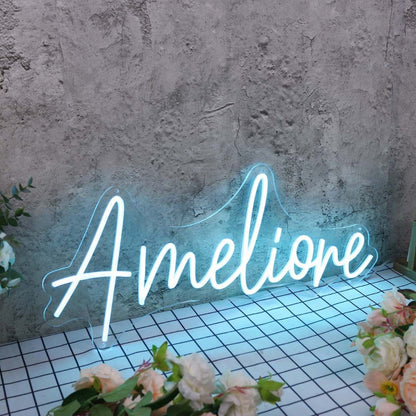 Amelione Blue Led Neon Sign - Shineneon