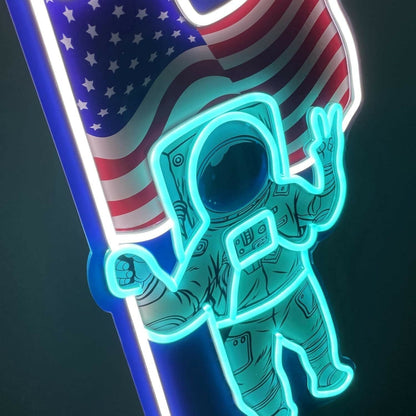 American Astronaut Led Neon Sign Light Pop Art - Shineneon