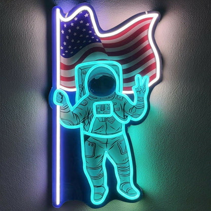 American Astronaut Led Neon Sign Light Pop Art - Shineneon
