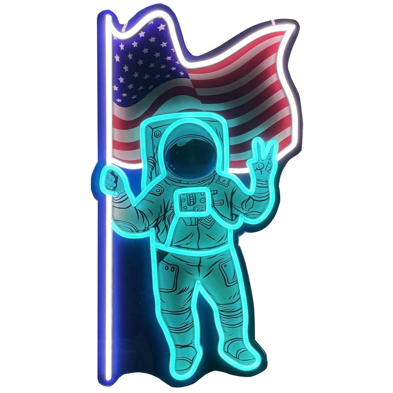 American Astronaut Led Neon Sign Light Pop Art - Shineneon