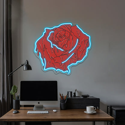 American Beauty Rose Movie Quote Wall Artwork Neon Signs