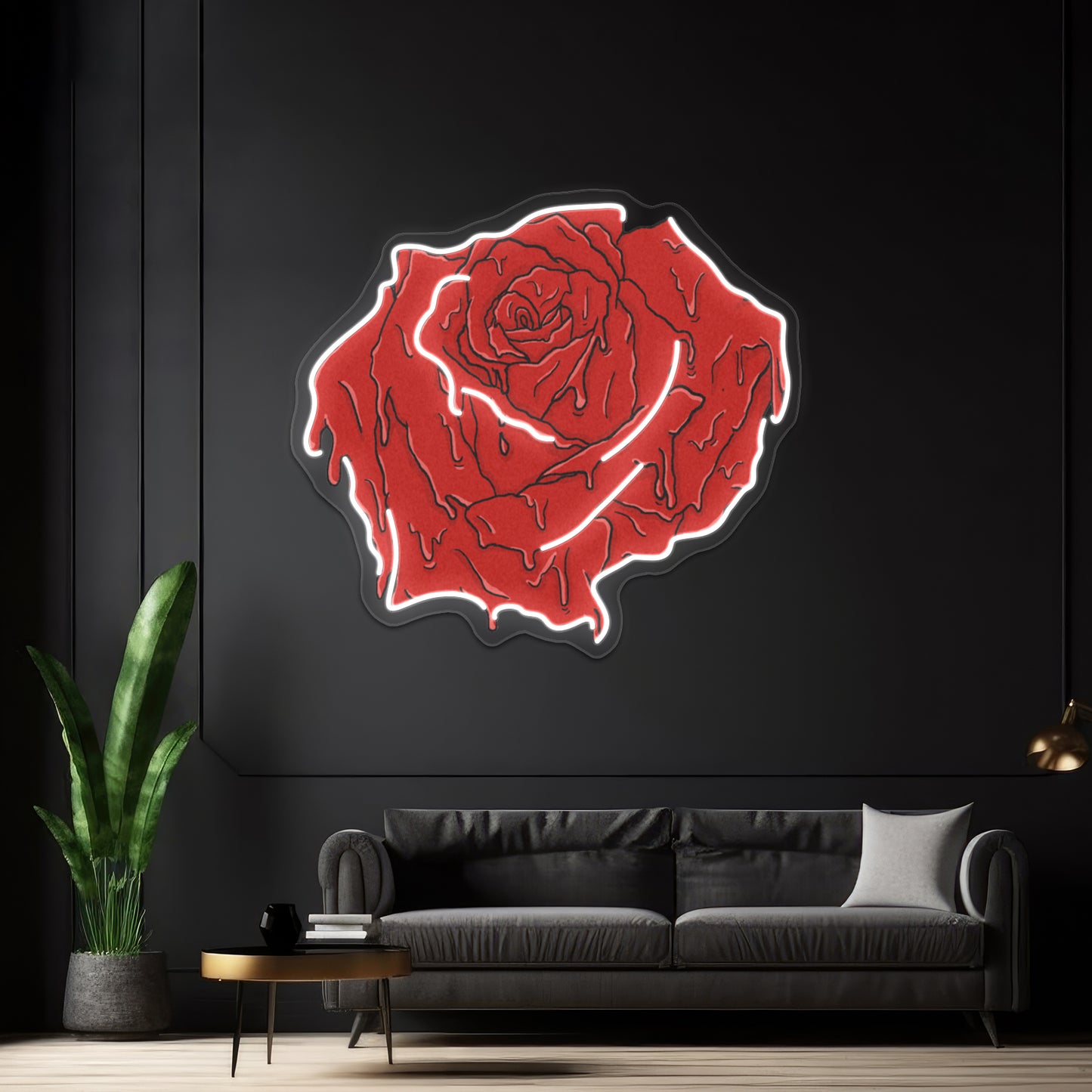 American Beauty Rose Movie Quote Wall Artwork Neon Signs