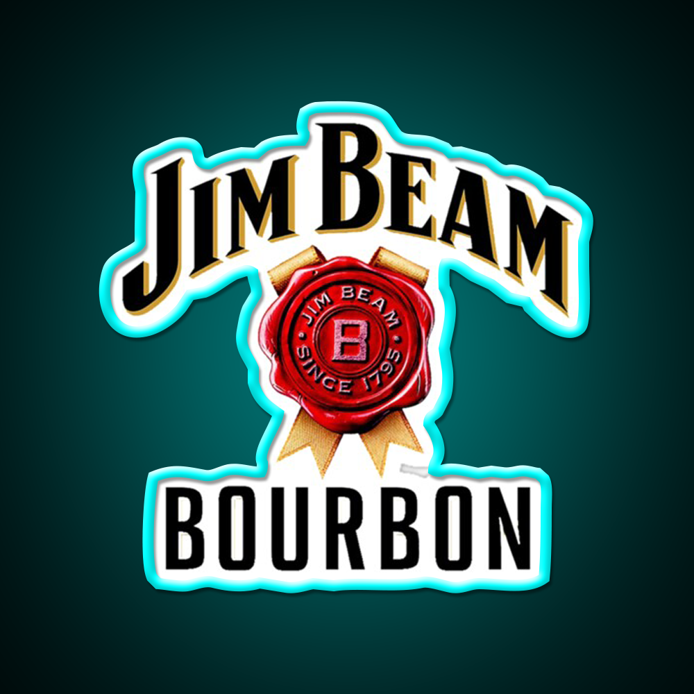 American Brand Of Bourbon Whiskey Drink Bar Led Neon Sign Rgb Color