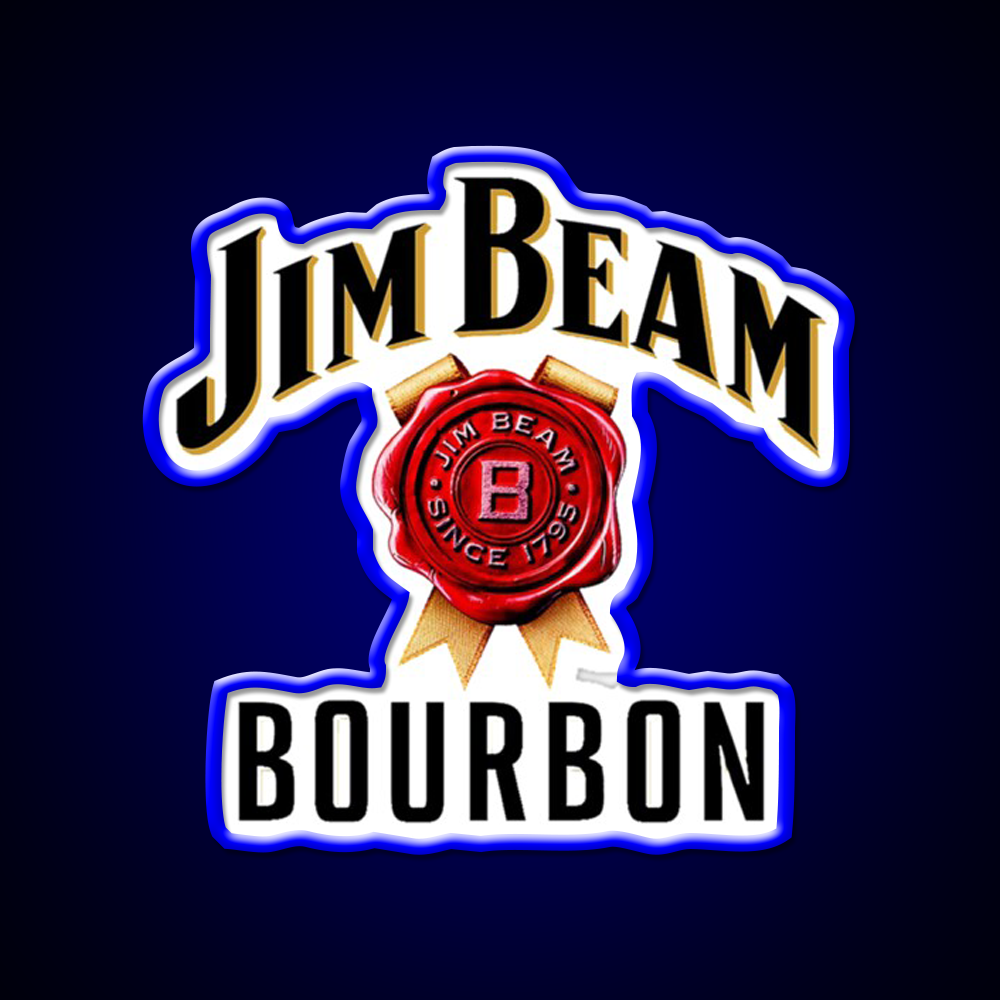 American Brand Of Bourbon Whiskey Drink Bar Led Neon Sign Rgb Color